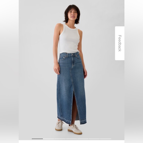 Gap denim Maxi Skirt - Picture 1 of 6